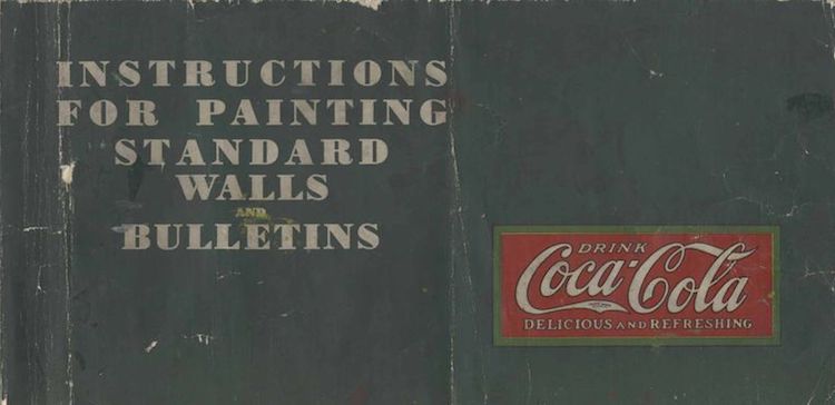 История брендбуков. Ретро гайдлайн Coca-Cola 1910 год